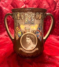 Queen Elizabeths Royal Doulton Huge Loving Cup