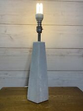 Tall Stylish Modern Stone/marble  Table Lamp Base - Obelisk Shape - 40cm high
