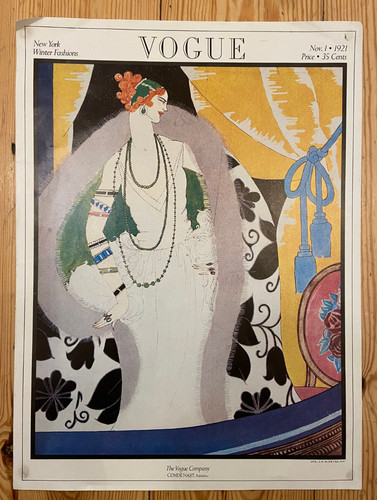 Vintage vogue magazine cover - vogue,