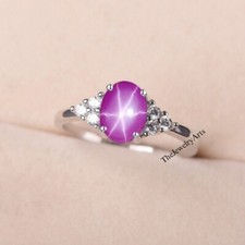 Star ruby engagement - star,