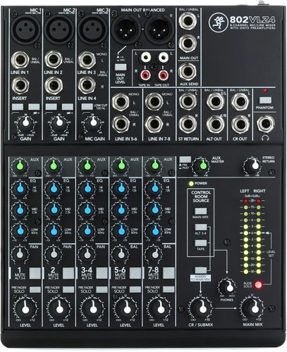 Mackie 802vlz4 channel - mackie, 8-channel