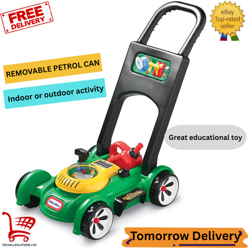 Little tikes gas mower - n,