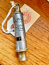 Antique Rare 1886 J Hudson & Co The Metropolitan Police Whistle 131 Barr Street