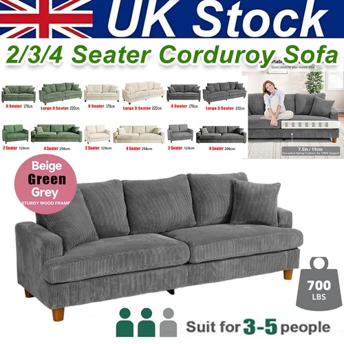 Modern seater corduroy - modern, 2/3/4