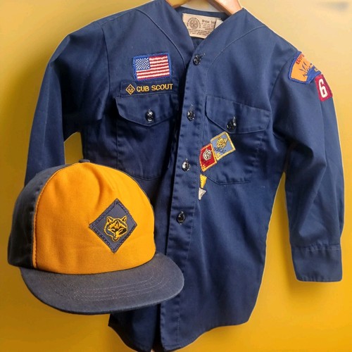 Vintage bsa cub scout - shirt, &