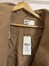 Lipsy London Friends Like These... Camel Funnel Wrap Coat Size 22 RRP £170