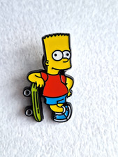 The Simpsons Bart Simpson Fox Fully Licensed Vintage 2002 Enamel Pin Badge
