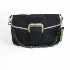 Tommy & Kate Blue Leather Shoulder Handbag Chain Strap Clutch Tags Preloved