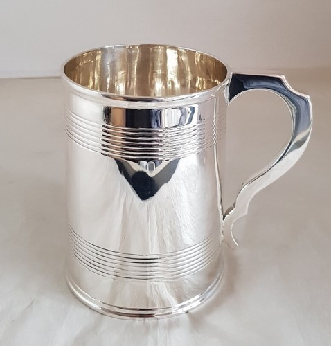 Antique sterling silver mug - sterling,