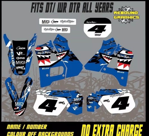 Yamaha dtr125 stickers dtr - yamaha,