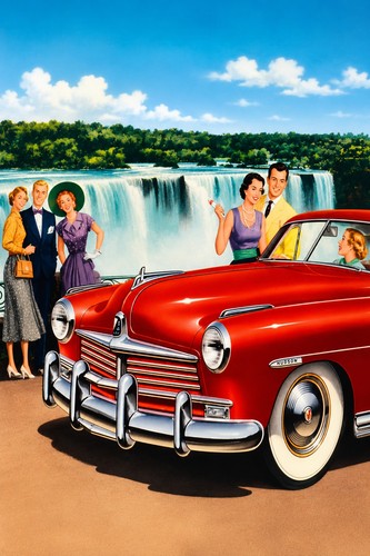 Vintage 1950s car show - 1950s,