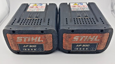 2x stihl ap 300 battery (well used) gardening tool batteries.