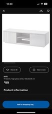 White TV Stand