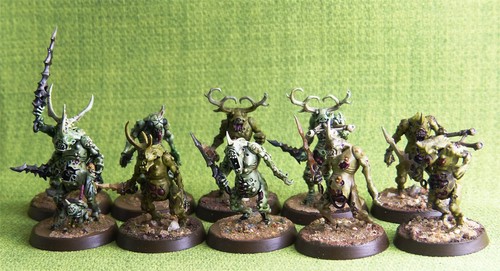 Nurgle plaguebearers - plaguebearers,