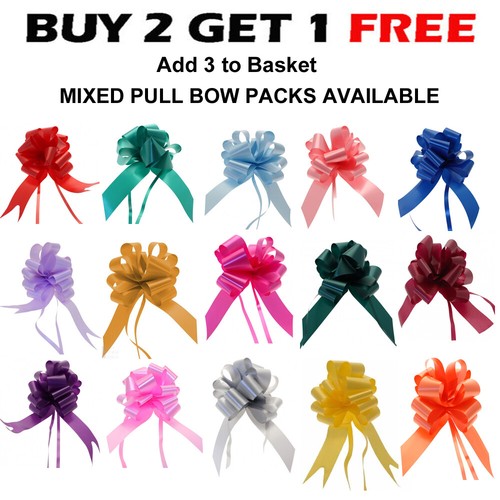 Large pull bows 50mm - 50mm, wedding