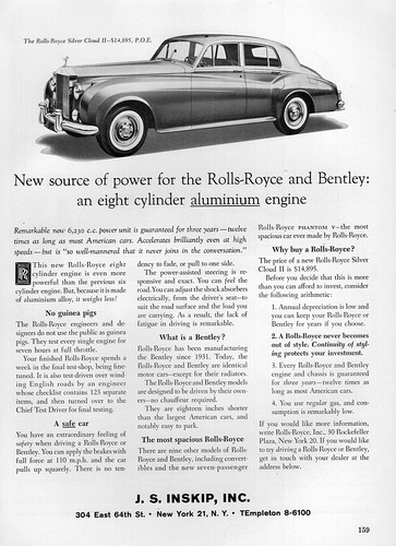 1960 rolls royce - 1960, cloud