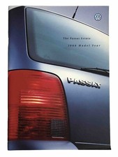 VW Passat Estate Car Sales Brochure 1999 Model Year On including colours trims