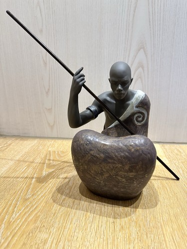 Lladro african man - african,
