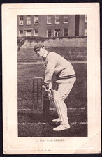 CRICKET POSTCARD GILBERT