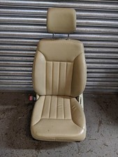 MERCEDES ML320 2008 PASSENGER LEFT FRONT LEATHER SEAT CREAM BEIGE