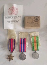 Complete WW2 Medal Trio Burma
