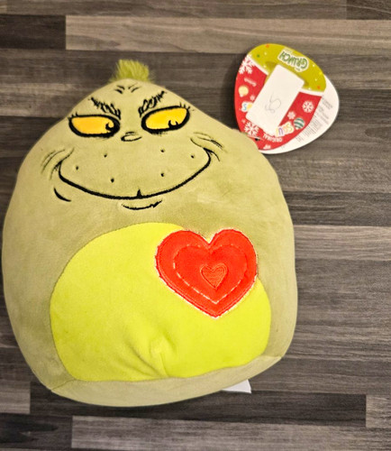 Grinch plush embroidered - grinch,