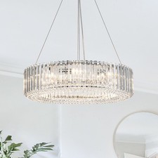 Modern Luxury Crystal Chandelier 8-Light Pendant Light Hanging Light Fixtures