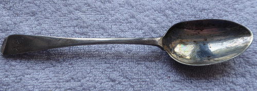 Sterling silver dessert spoon - silver,