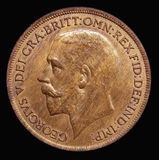 Penny 1920 UNC with streaky