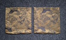 Dunelm Crane Old Gold Cushion