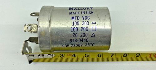 Mallory can style capacitor - mallory,