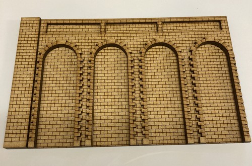 Retaining wall inc arches - retaining,