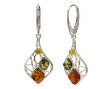 Natural Baltic Amber Sterling