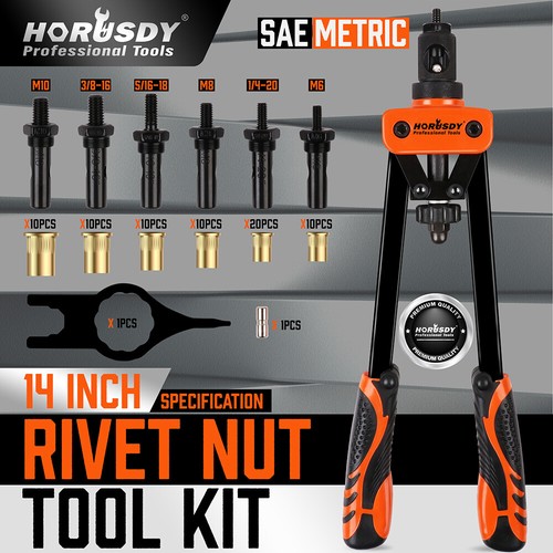 Professional hand rivnut - professional, 14"