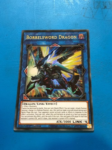 Yugioh ultra rare - rare, borrelsword