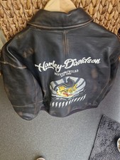 Original Harley Davidson Leather Jacket worn 3 times Cost New £600
