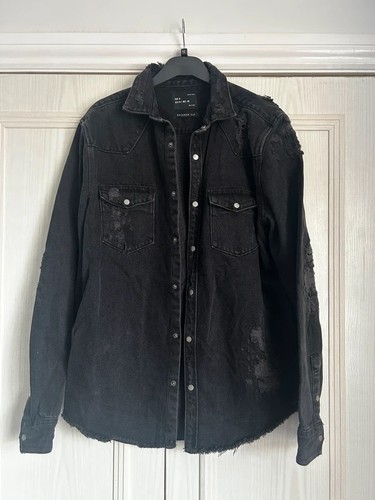 Zara man black denim - zara,