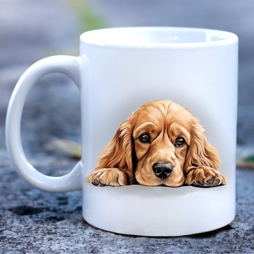Golden cocker spaniel dog - cocker,