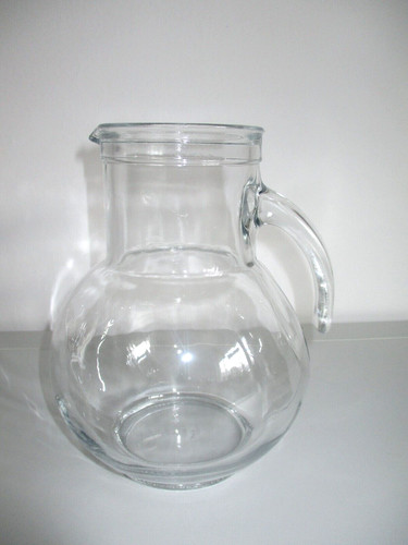 Vintage glass water - juice, jug