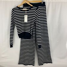 New Womens Striped Knitted