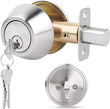 Round Single Cylinder Deadbolt