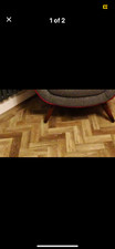 Amtico herringbone floor tiles light oak colour. 12 square metres in 