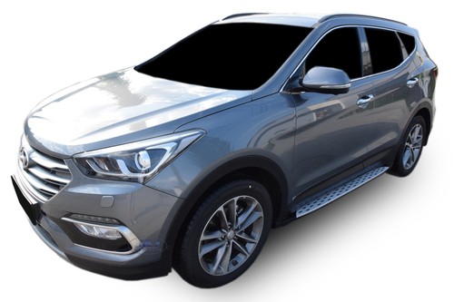 Side steps fits hyundai santa - side,