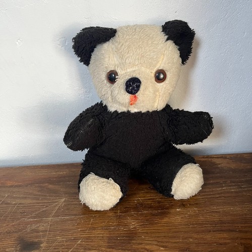 Vtg panda teddy - vtg, plush