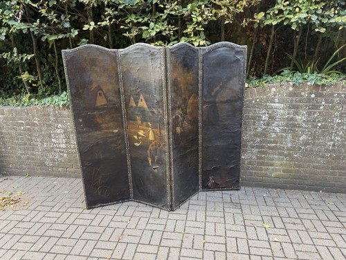 Antique victorian four fold - antique,