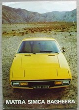 MATRA SIMCA BAGHEERA Car Sales