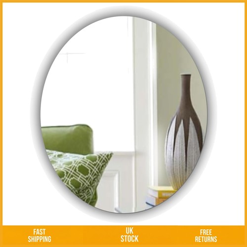 Elegant oval frameless - frameless, acrylic