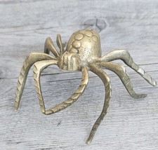 Midcentury Solid Brass Spider Ornament Figure