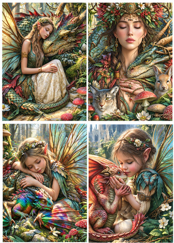 Mystical woodland fairies - mystical,