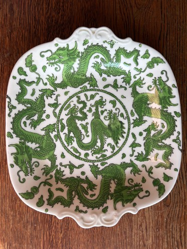 Coalport ming green - ming, dragon